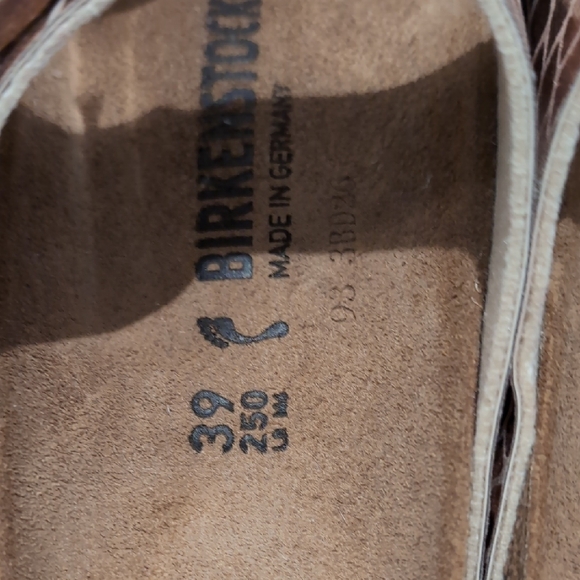 BIRKENSTOCK Metallic Sandals SIZE 39 - Picture 3 of 6